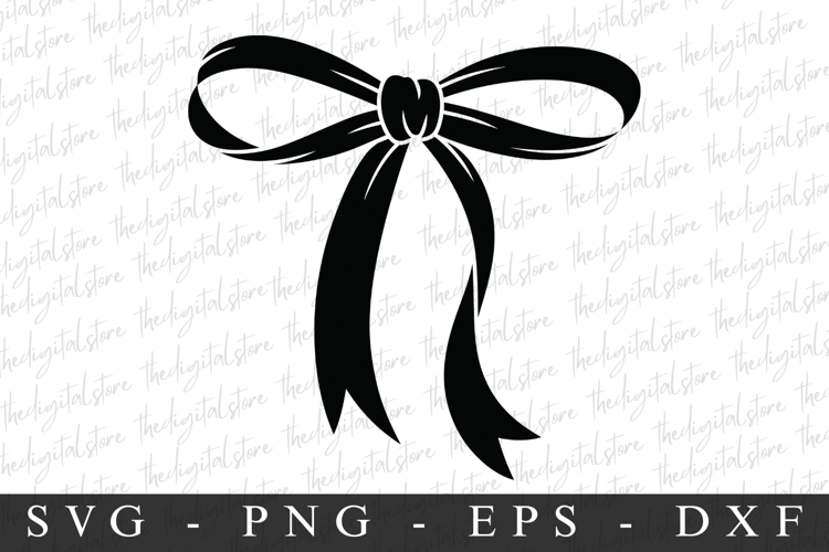 Black Bow Ribbon SVG | SVG Cut files | Cricut