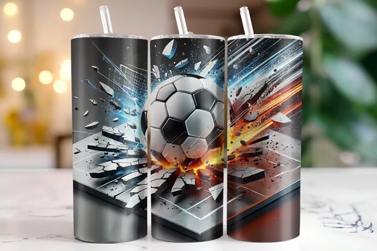 Football Tumbler Wrap | Sublimation | Tumblers