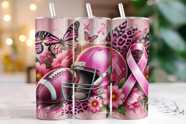 Cancer Awareness Ribbon Tumbler Wrap | Sublimation | Tumbler