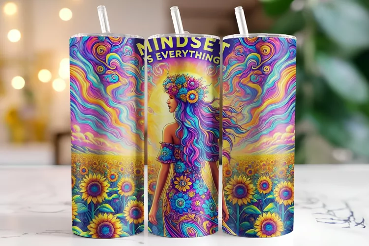 Mindset is Everything Tumbler Wrap | Sublimation | Tumblers