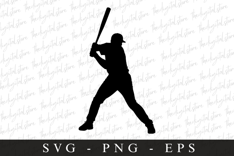 Baseball Player Silhouette Svg Image 16