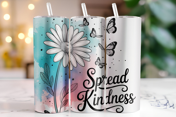Spread Kindness Tumbler Wrap | Sublimation | Tumbler
