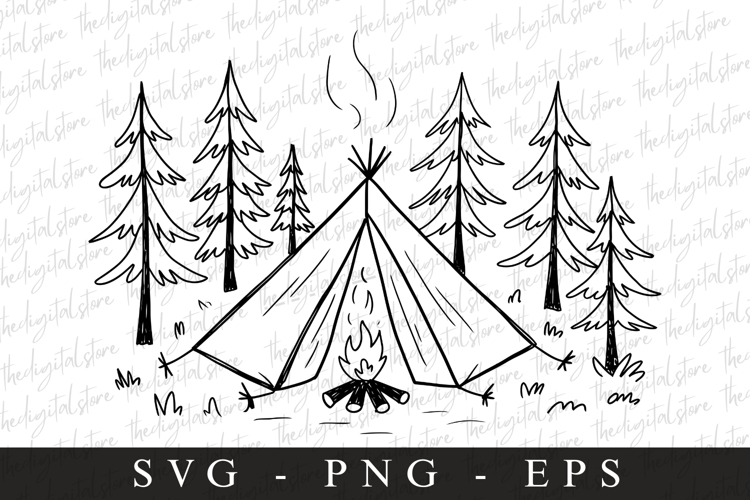 Cricut Camping Svg Image 2