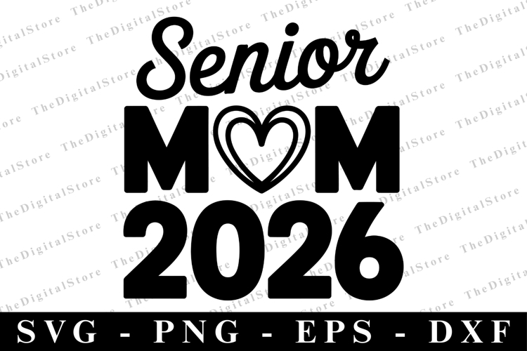 Senior Mom 2026 svg | Graduation Svg | Svg cut file