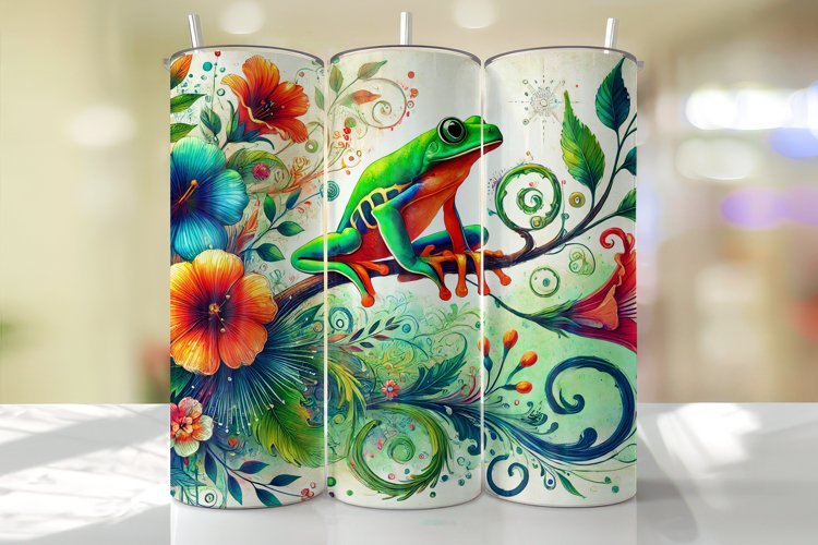 Frog Tumbler Wrap | Sublimation | Tumblers