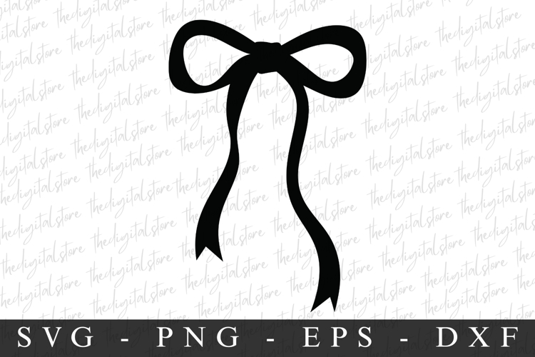 Black Bow Ribbon SVG | SVG Cut files | Cricut