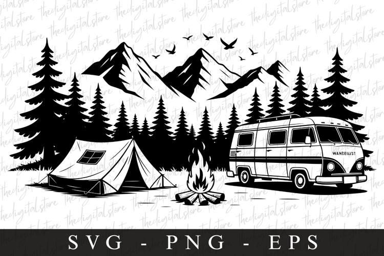 Cricut Camping Svg Image 11