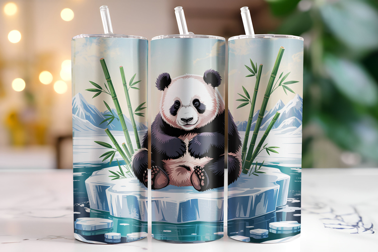 Panda Tumbler Wrap | Sublimation | Tumblers