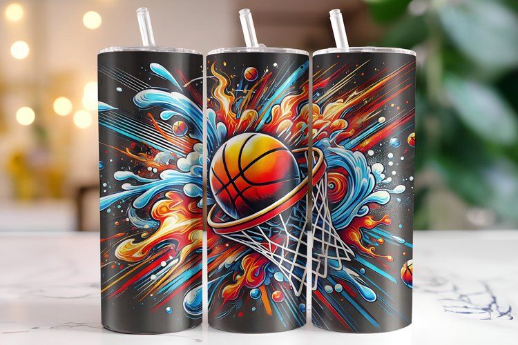 Basketball Tumbler Wrap | Sublimation | Tumblers