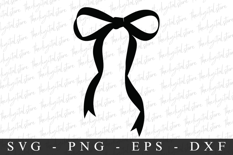 Black Bow Ribbon SVG | SVG Cut files | Cricut