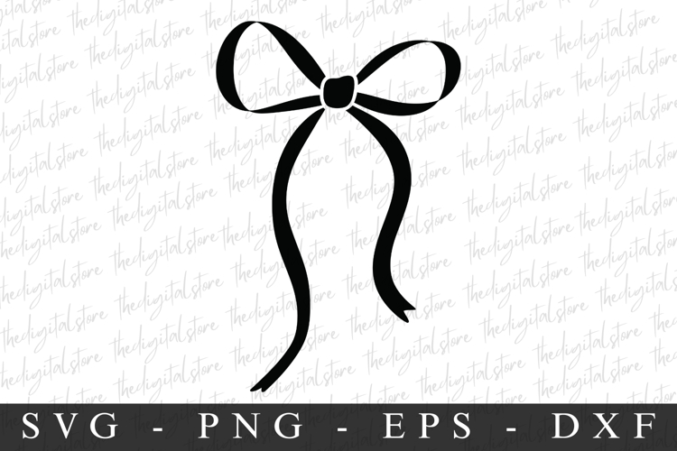 Black Bow Ribbon SVG | SVG Cut files | Cricut