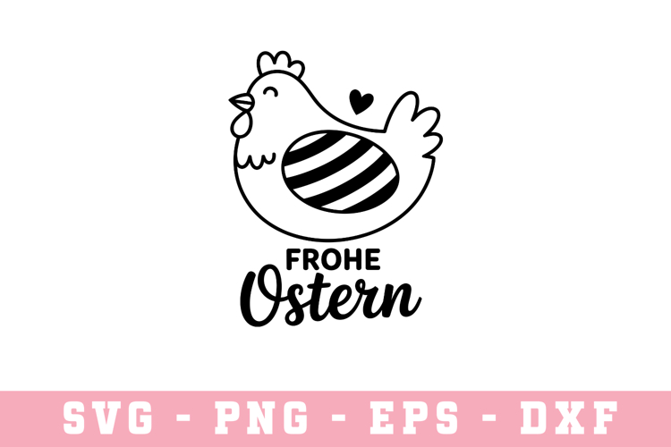 Frohe Ostern SVG | SVG Cut files | Cricut