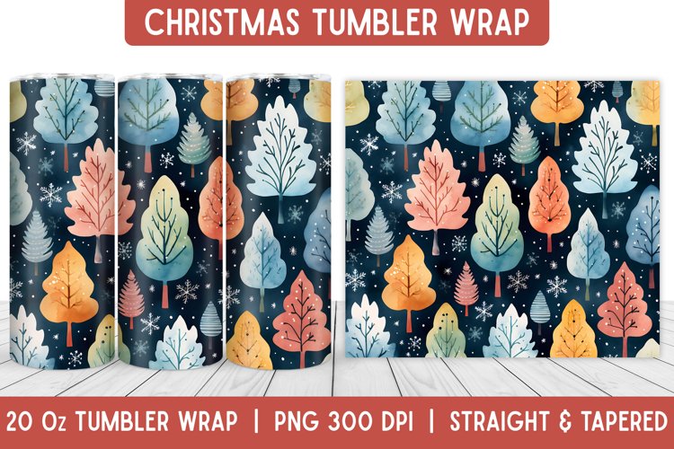 Christmas Tumbler Wrap | Christmas Sublimation | Tumbler