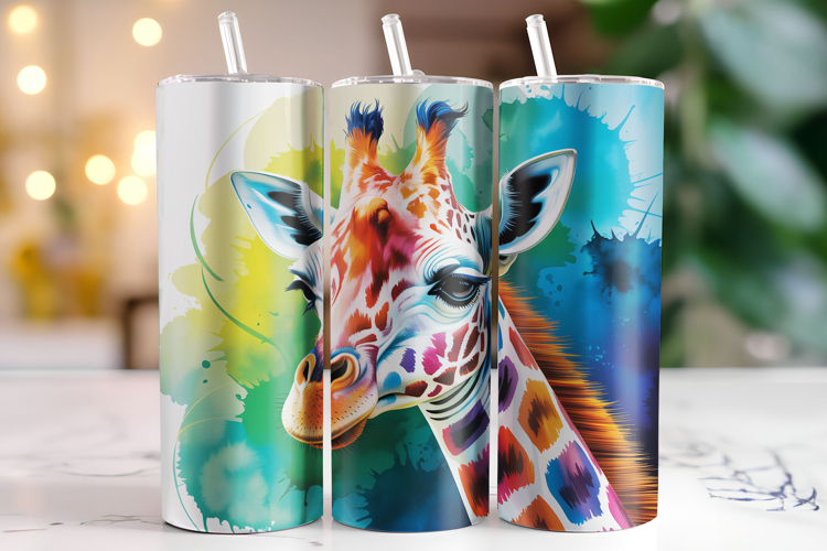 Giraffe Tumbler Wrap | Sublimation | Tumblers