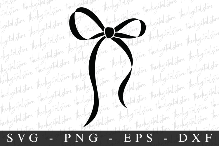 Black Bow Ribbon SVG | SVG Cut files | Cricut