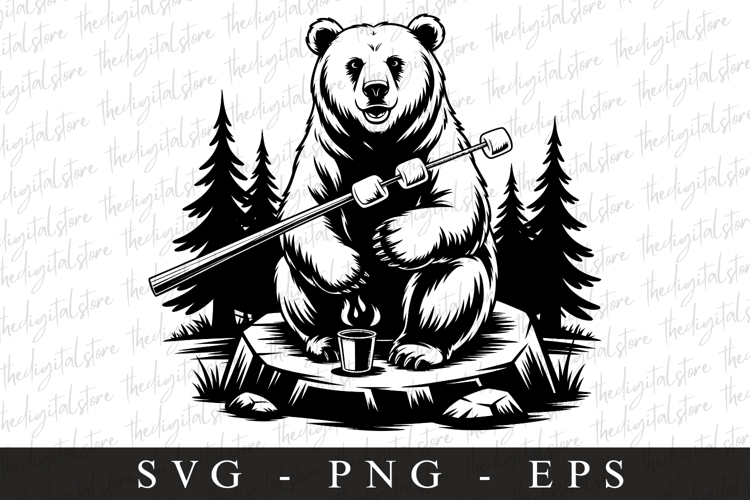 Bear Svg | Camping Svg | Svg Cut Files