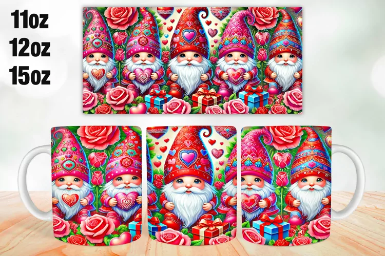Christmas Mug Wrap Sublimation 11oz, 12oz, 15oz