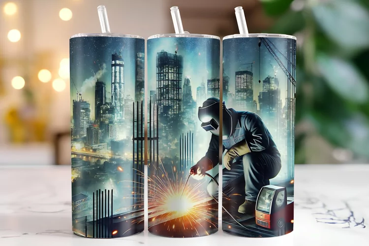 Welder's Life Tumbler Wrap | Sublimation | Tumblers
