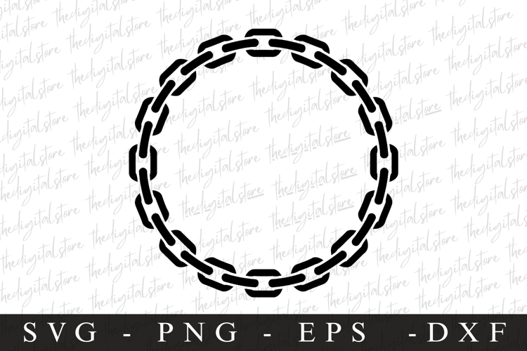 Chains Circle SVG | SVG Cut files | Cricut