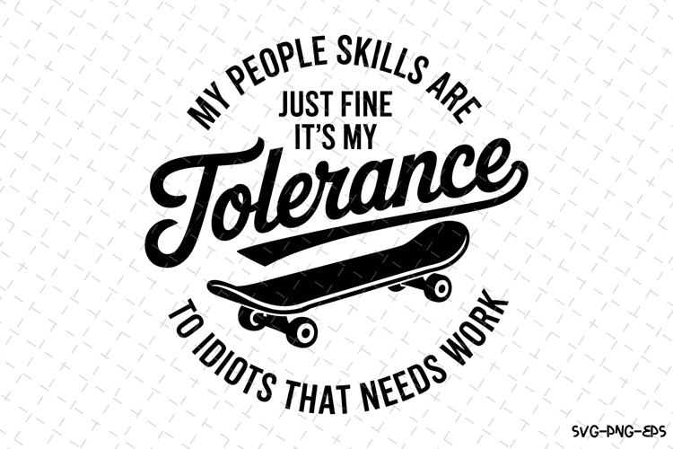 Its my Tolerance Svg Design | Svg Cut Files | Cricut