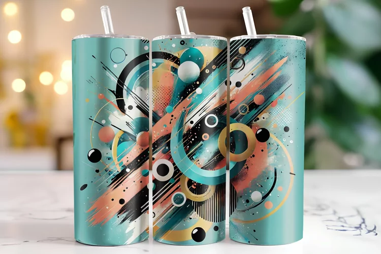 Abstract Tumbler Wrap | Sublimation | Tumblers