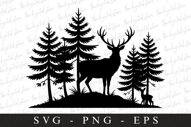Deer Svg | Camping Svg | Svg Cut Files