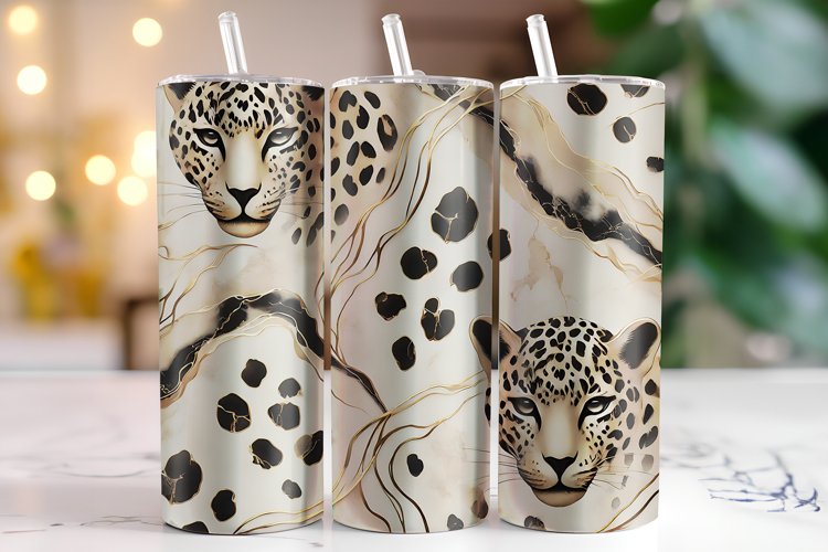Leopard Tumbler Wrap | Sublimation | Tumblers example image 1