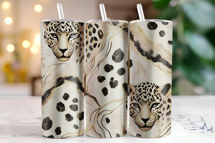 Leopard Tumbler Wrap | Sublimation | Tumblers