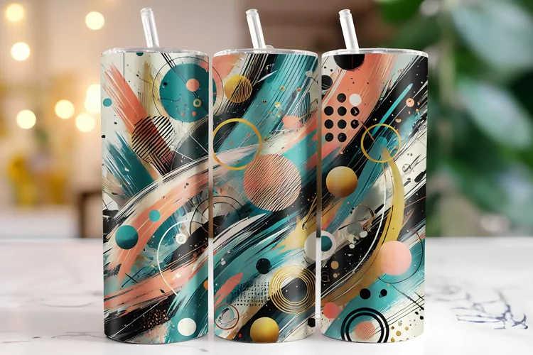 Abstract Tumbler Wrap | Sublimation | Tumblers