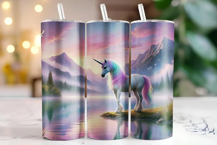 Unicorn Tumbler Wrap | Sublimation | Tumblers