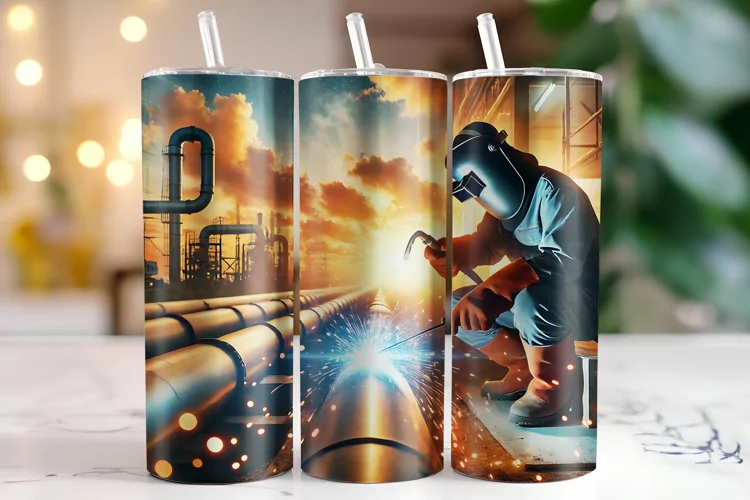 Welder's Life Tumbler Wrap | Sublimation | Tumblers