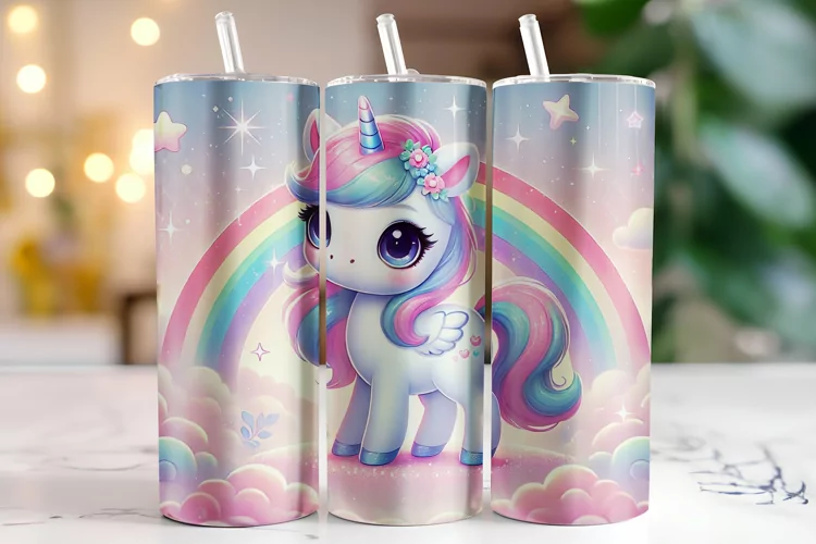 Unicorn Tumbler Wrap | Sublimation | Tumblers