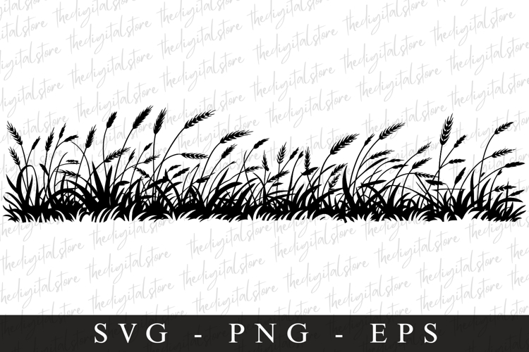 Grass Silhouette Image 14