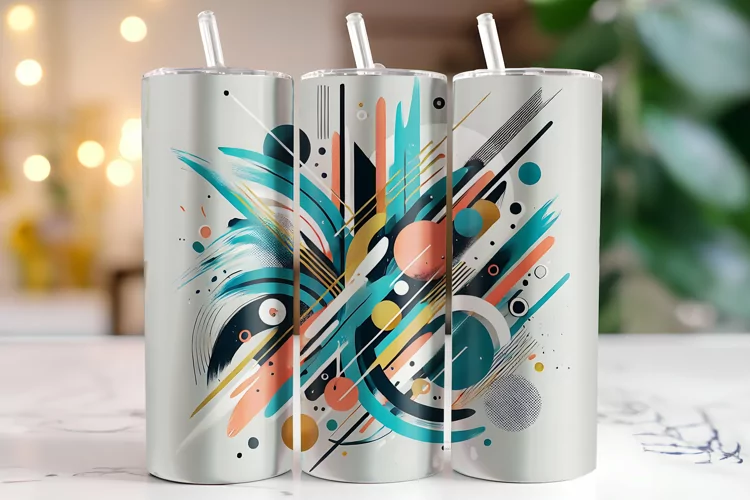 Abstract Tumbler Wrap | Sublimation | Tumblers