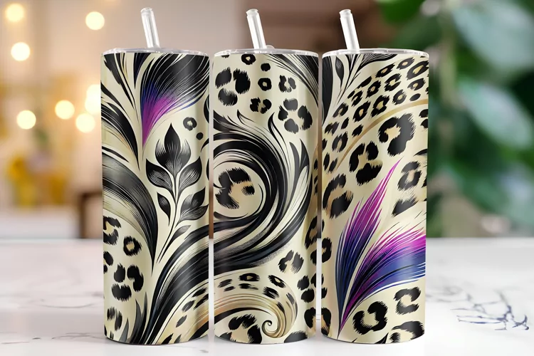 Leopard Tumbler Wrap | Sublimation | Tumblers