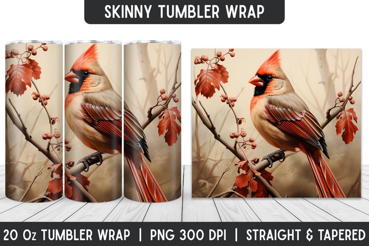 Tumbler Sublimation Wrap | 3D Sublimation | Skinny Tumbler