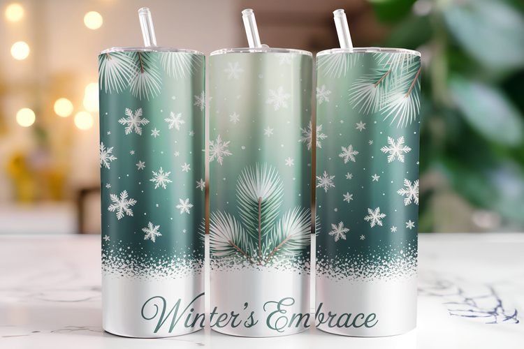 Winter Tumbler Wrap | Sublimation | Tumblers