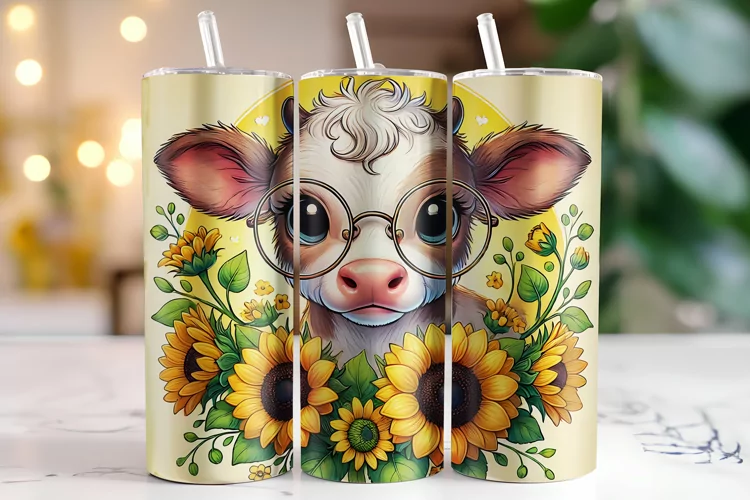Cow Tumbler Wrap | Sublimation | Tumblers