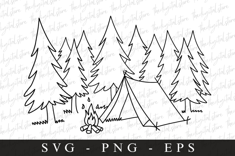 Cricut Camping Svg