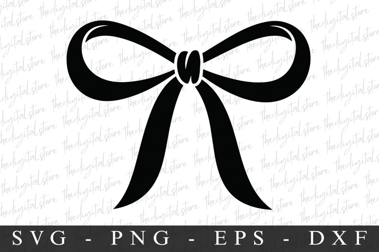 Black Bow Ribbon SVG | SVG Cut files | Cricut