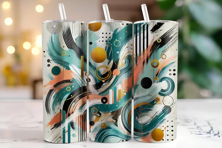 Abstract Tumbler Wrap | Sublimation | Tumblers