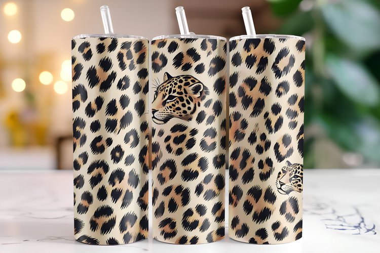 Leopard Tumbler Wrap | Sublimation | Tumblers