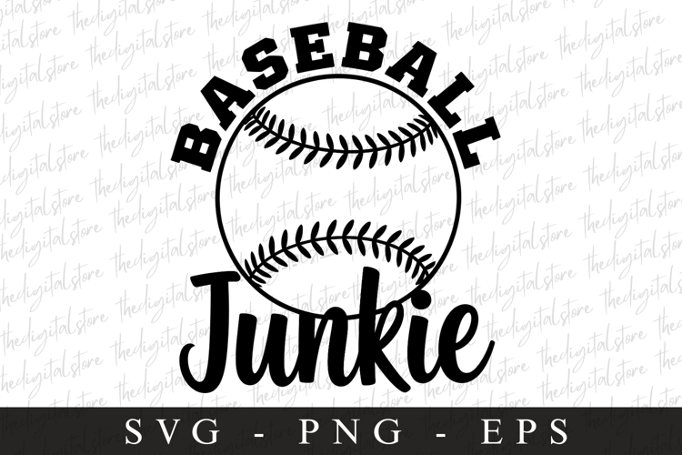 Baseball Junkie SVG | Sports Svg | Game day svg