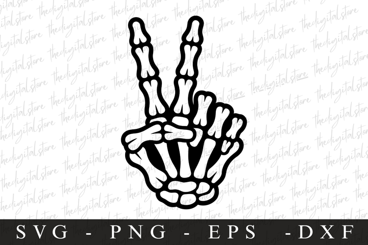 Skeletal hand SVG | SVG Cut files | Cricut