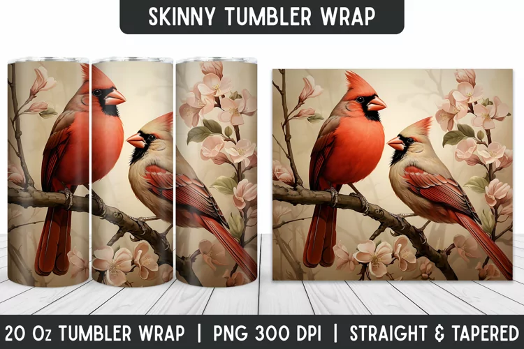 Tumbler Sublimation Wrap | 3D Sublimation | Skinny Tumbler