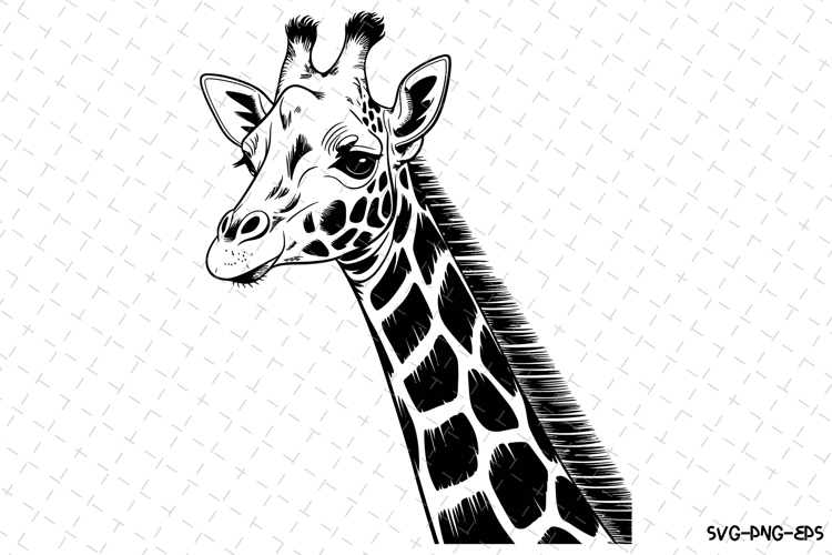 Giraffe Silhouette Image 17