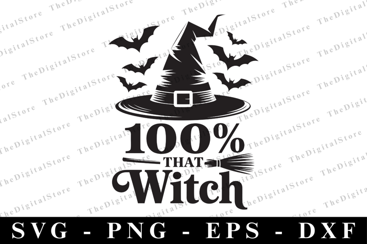 100 that witch Svg | Halloween Svg | Cricut