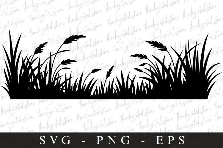 Grass Silhouette Image 12