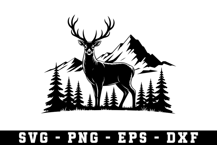 Deer Svg | Forest Svg | Svg Cut File