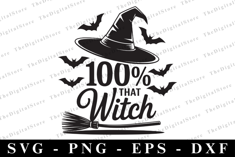 100 that witch Svg | Halloween Svg | Cricut
